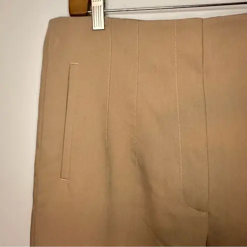 ZARA  high waisted dress pants Taupe brown color size XL