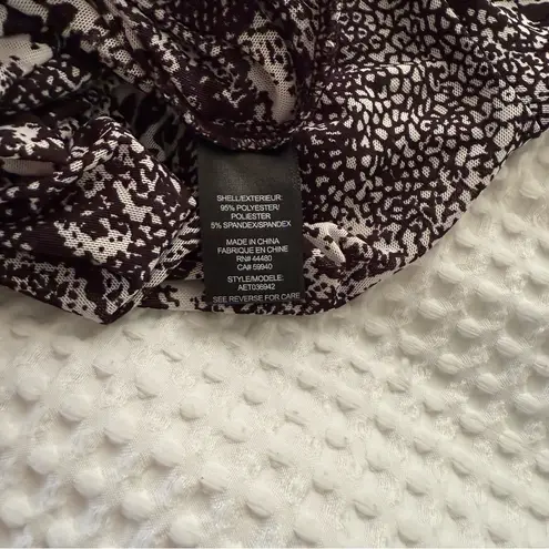 AFRM Leopard Print Women's Top Black Size XS