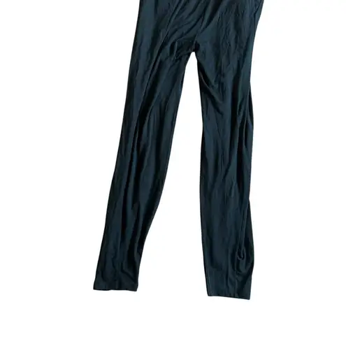 Les Lunes Colorblock Jumpsuit Sleeveless Wrap Front Belted Stretch Small Medium Orange