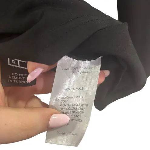 Thakoon X RTR Tie Back Black Turtle Neck Size Medium Black