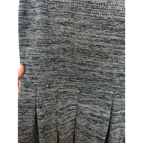 Ganni Anthropologie Pinnacle Knit Textured Blue Gray Dress, Size M, Like New