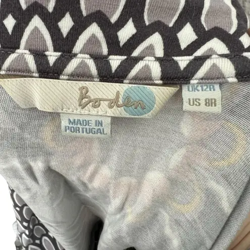 BODEN Printed Mini Bodycon Dress Purple Size 8