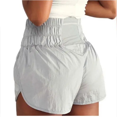 FP Movement The Way Home Shorts – Arctic Mist Silver Size M Size M
