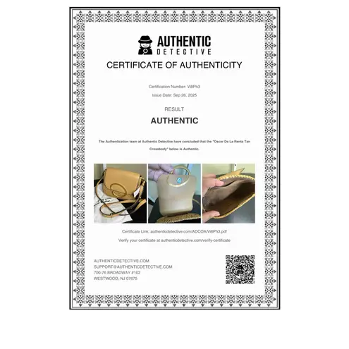 Oscar de la Renta NWT Oath Crochet Raffia Crossbody in Natural