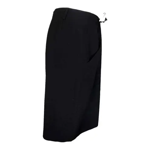 DKNY  Lined, Knee Length Black Pencil Skirt, Size 12