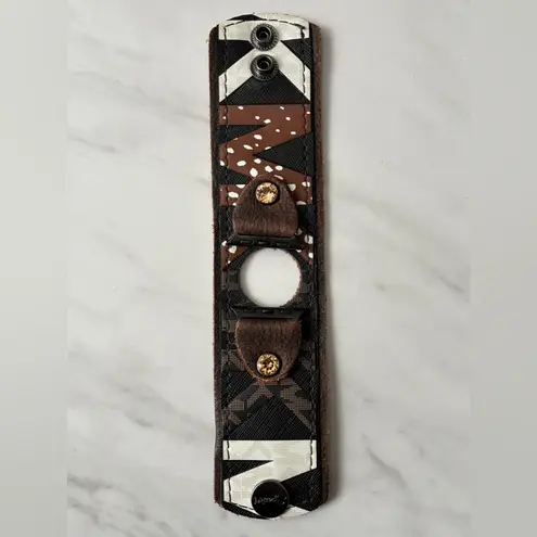 Sparkl Authentic Michael Kors Animal Print Cuff Apple Watch Band