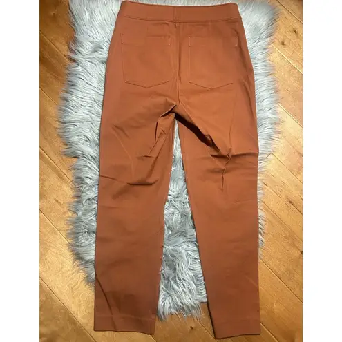 Spanx  On The Go Ankle Slim Straight Pant Bronze Glow Size Medium - Image 5