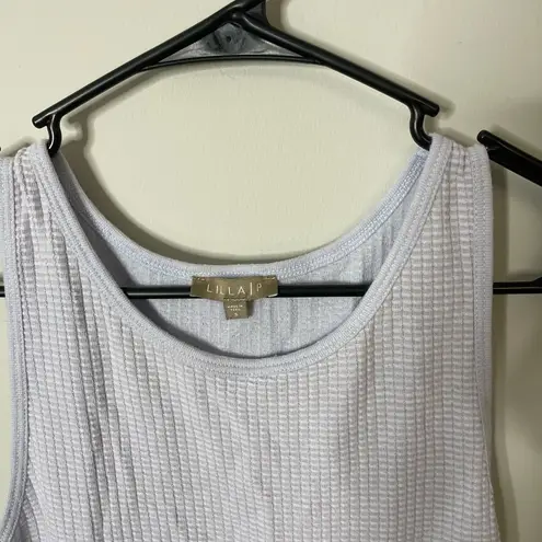 Lilla P Tie Waist Tank Dress Clearwater Waffle Small Excellent Condition Gray