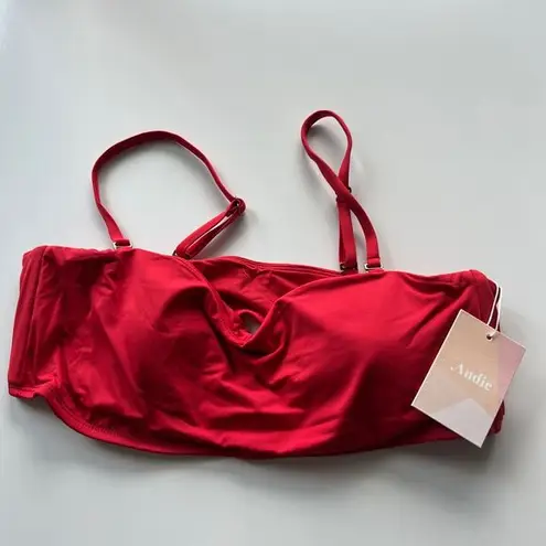 ANDIE  Rio Bikini Top Womens Large Cherry Red