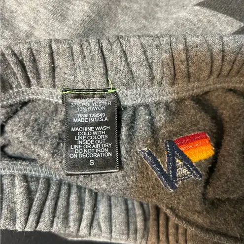 Aviator Nation Bolt 4 Sweatpants Grey Size Small