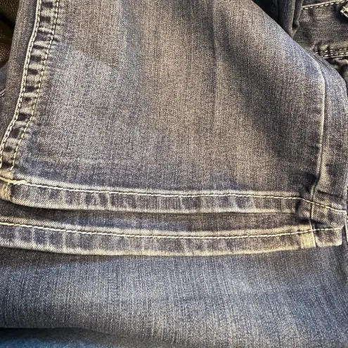 Maurice's  Womens Plus Size 24 Long tall Potassium bootcut stretch blue jeans