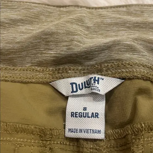 Duluth Trading Co Armachillo stretch high rise jogger pants 8 Green