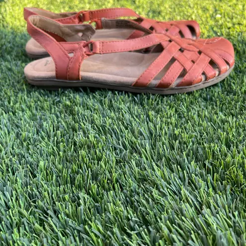 Earth Origins New no tag Orange Huarache Sandals never used