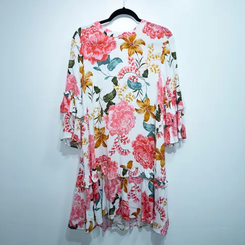 Petal and Pup New White Floral Peta Mini Dress Size XL