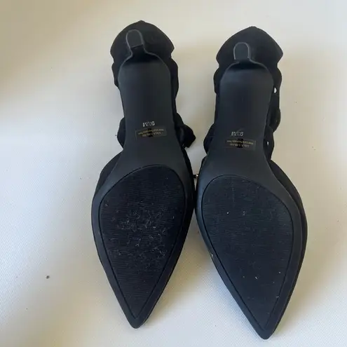 G by Guess Y2K Strappy Stiletto Shoes 9.5M Witchy Pointy Whimsigoth Holiday Club