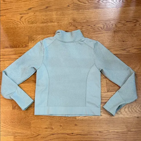 Bailey 44 Sport Textured Zip Jacket & High-Rise Leggings Set blue gray Size L