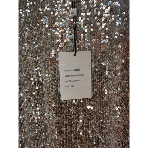 Generation Love NWT Donna Sequin Dress Silver size XXS