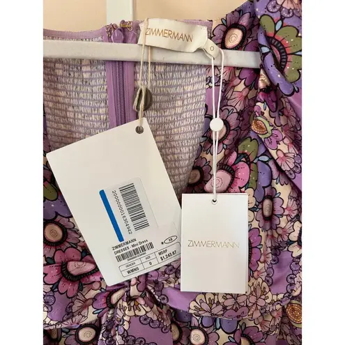 Zimmermann Cosmic Twist Front Mini Dress size 0