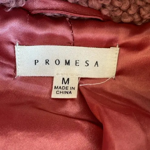 Prómesa Promesa Rose Teddy Jacket Plush Oversized Fit