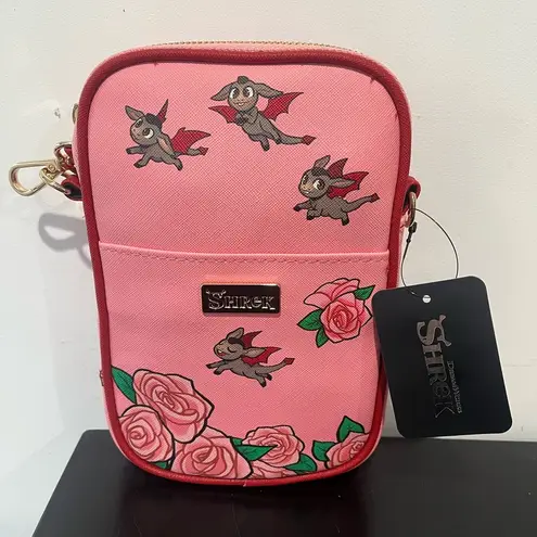 Shrek Donkey & Dragon Floral Crossbody Bag