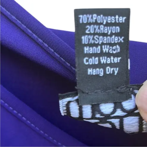 NWT Clara Sun Woo Ruffle scuff Slant Hem
Tunic Top Purple Size XL Retail $87.00