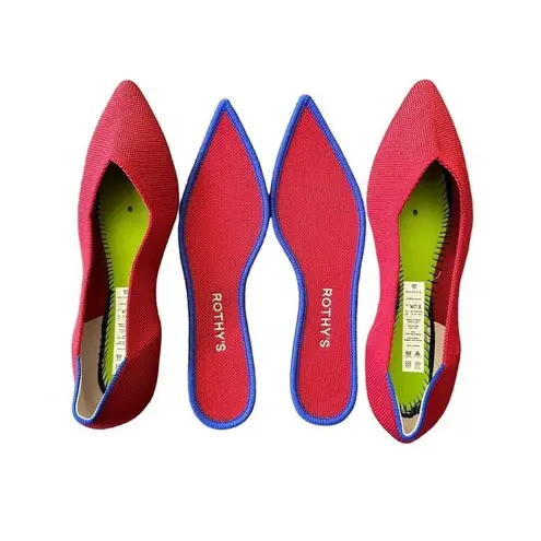 Rothy's Rothy’s The Flat in Dragon Fruit Women’s Size 7.5 Pointed Toe