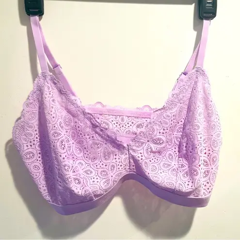 Colsie bralette Women Bra Purple XL Size