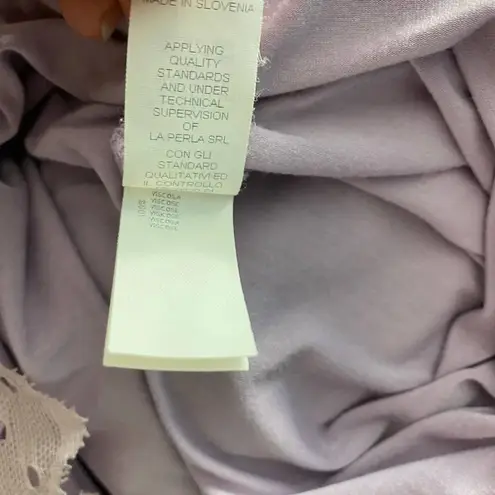 La Perla Malizia Lavender Cowl Neck Jersey Dress