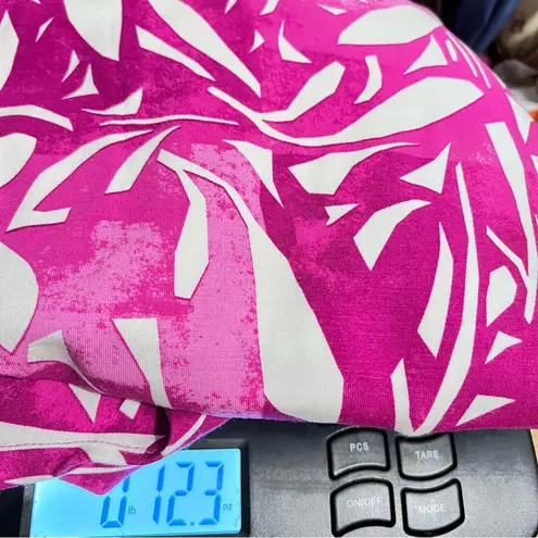 Coolibar Women's Fuchsia and White Patterned Blouse Pink