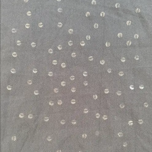 NWT Sweet Pea By Staci Frati Gray Sequin Short Sleeve Top Mesh Medium