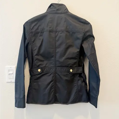 J. CREW Downtown Field Jacket in Black size Petite Small