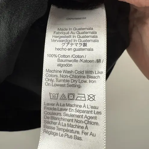 Madewell  Womens Classic Black Cotton‎ T-Shirt Crew Neck Basic Tee XXS