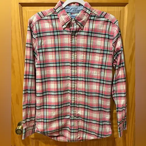 Saddlebred Women’s button up Plaid Shirt size S