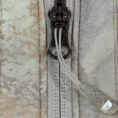 Calia by Carrie Underwood Moto Hybrid Faltering Puffer Jacket Cameo Blush Pink Size XS