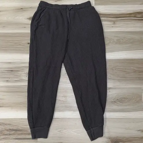 Set Active Brown Waffle Knit Joggers Pants Women’s XS