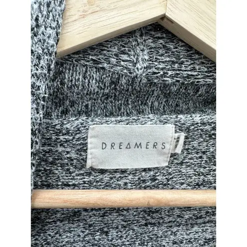 Dreamers Speckled Grey Long Sleeve Knit Cardigan Sweater Women's Size X-Small XS