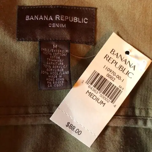 Banana Republic  denim corduroy jacket sz M NWT