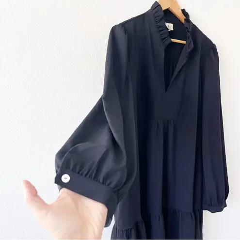 Tuckernuck Crepe Palmerston Mini Dress in Black