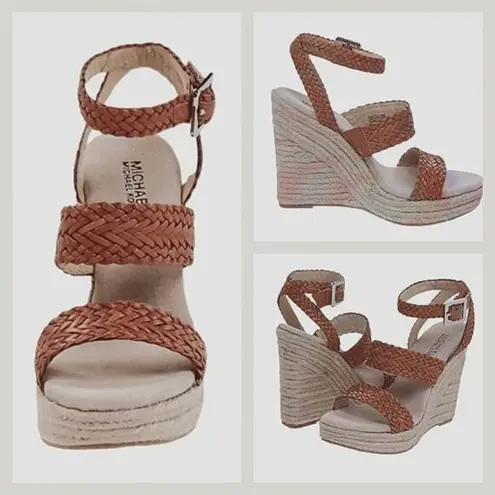 Michael Kors MICHAEL  Juniper Espadrille Sandals GUC Size 8M   S2785