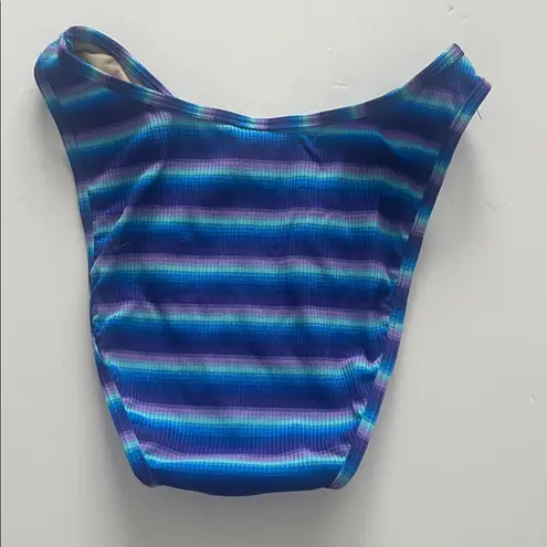 Vtg Rare 90s Y2K Hot Coles Bright Colorful Funky Top Sz S Blue