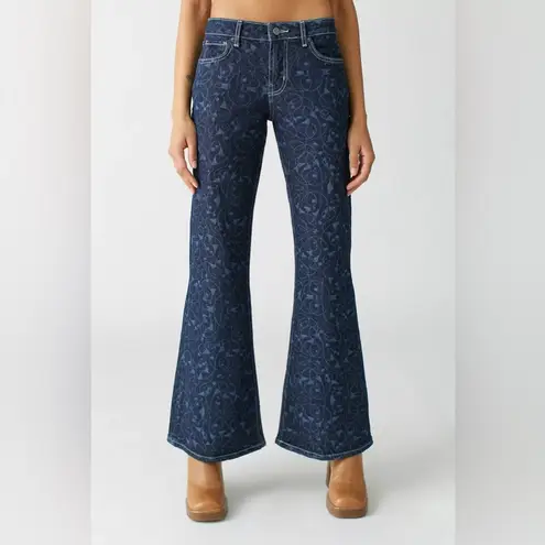 Urban Outfitters  BDG Low Rise Printed Flare Jeans