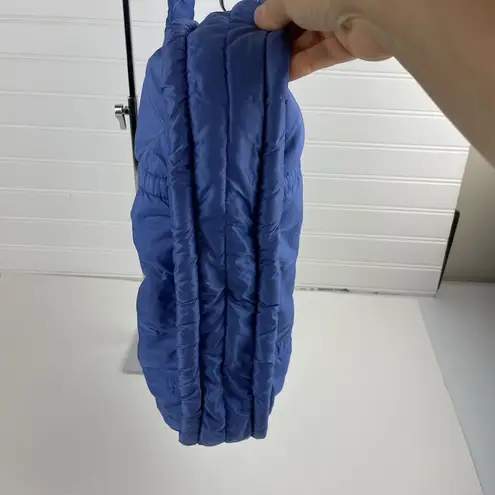 VTG Samsonite Sammie Series 96 Blue Nylon Puffer Bag Travel Purse Carryon Tote