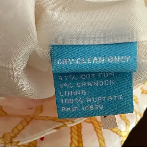 J. McLaughlin coral reef pink yellow mermaid sequin starfish nautical lined pant