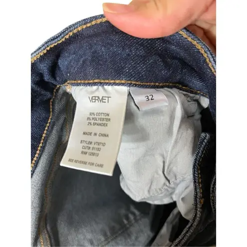 Vervet Amber Mid Rise Skinny Jeans Dark Wash size 32 NWT Blue