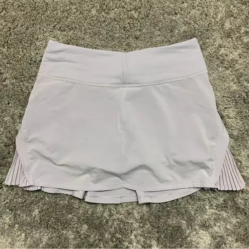 Lululemon NWOT  Play Off The Pleats Skirt *Silver Lilac