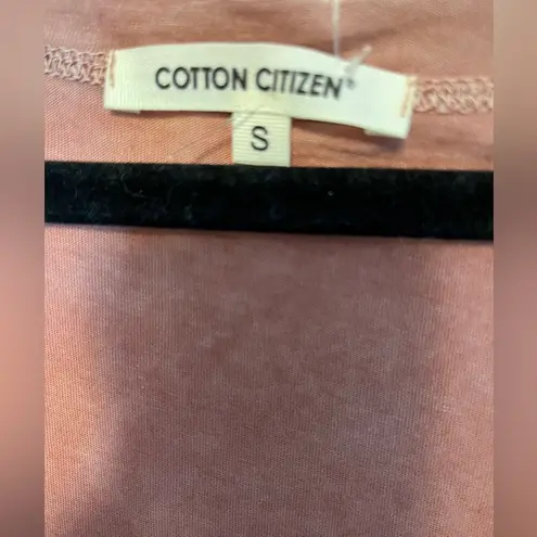Cotton Citizen NWT Horseshoe Neckline Red Rock Tee Sz S Seasonal Color Sold Out