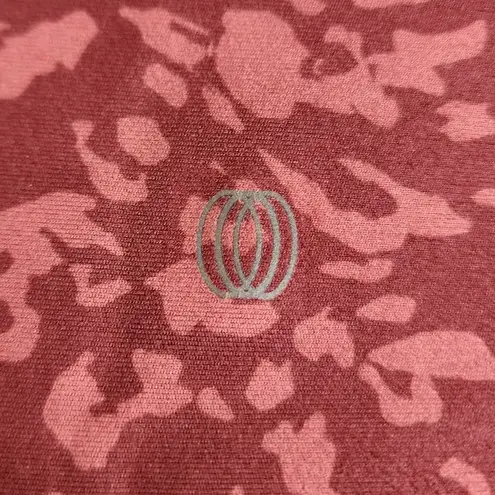 Balance Collection High Rise Bikers Shorts Rust Animal Print Size M