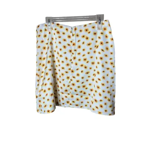 We Wore What Ditsy Daisies Mini Slip Skirt NWT Size Small