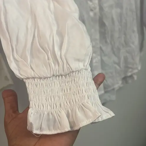 Grace Karin Large Work Casual Classical White shirt