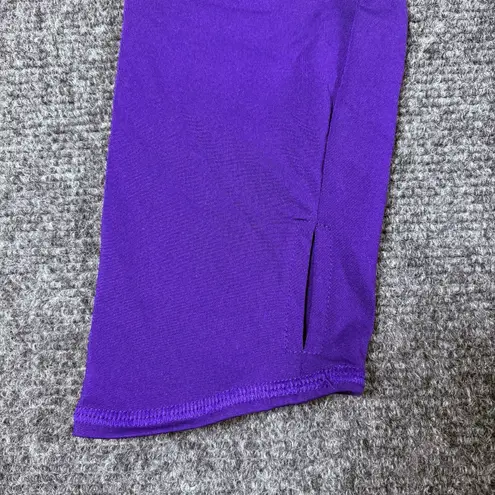 Ralph Lauren RLX Womens Purple 1/4 Zip Long Sleeve Performance Pullover L Golf Size L